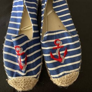 Espadrilles sailor symbol shoes